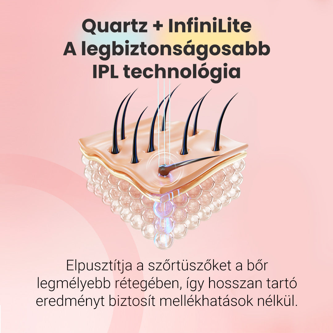 „Hilda” IPL fotoepilátor + „Hummi” hajszárító
